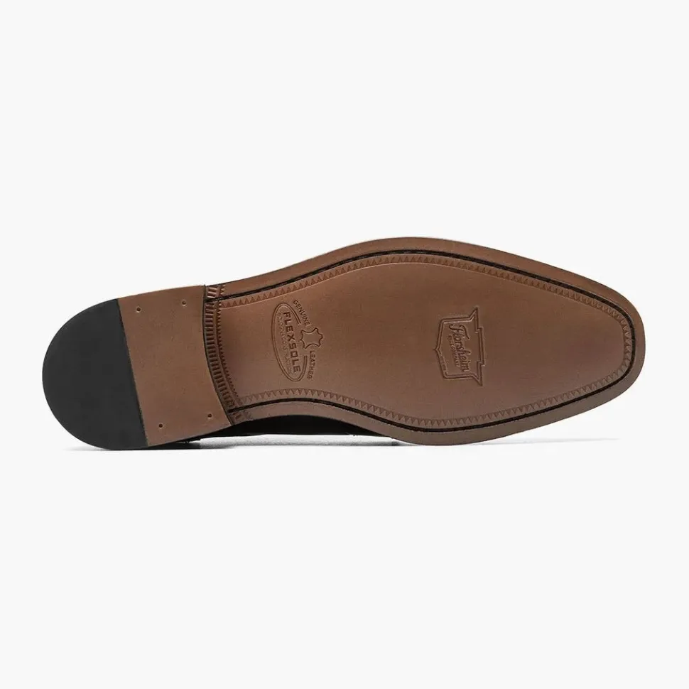 Florsheim Mens Conetta Black Slip On Loafer Leather Dress Shoes