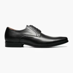 Florsheim Mens Postino Black Lace-up Oxford Leather Dress Shoes