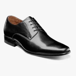 Florsheim Mens Postino Black Lace-up Oxford Leather Dress Shoes
