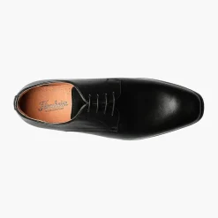 Florsheim Mens Postino Black Lace-up Oxford Leather Dress Shoes