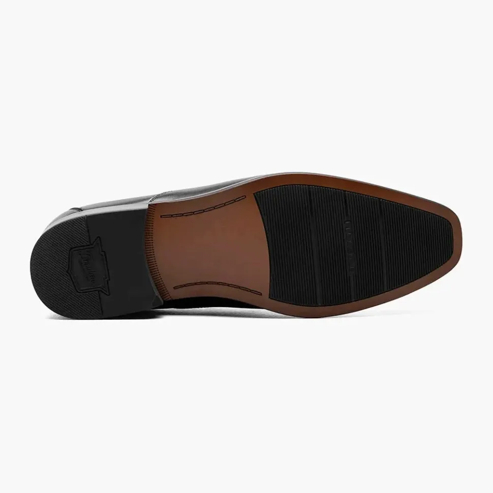 Florsheim Mens Postino Black Slip-on Loafer Leather Dress Shoes