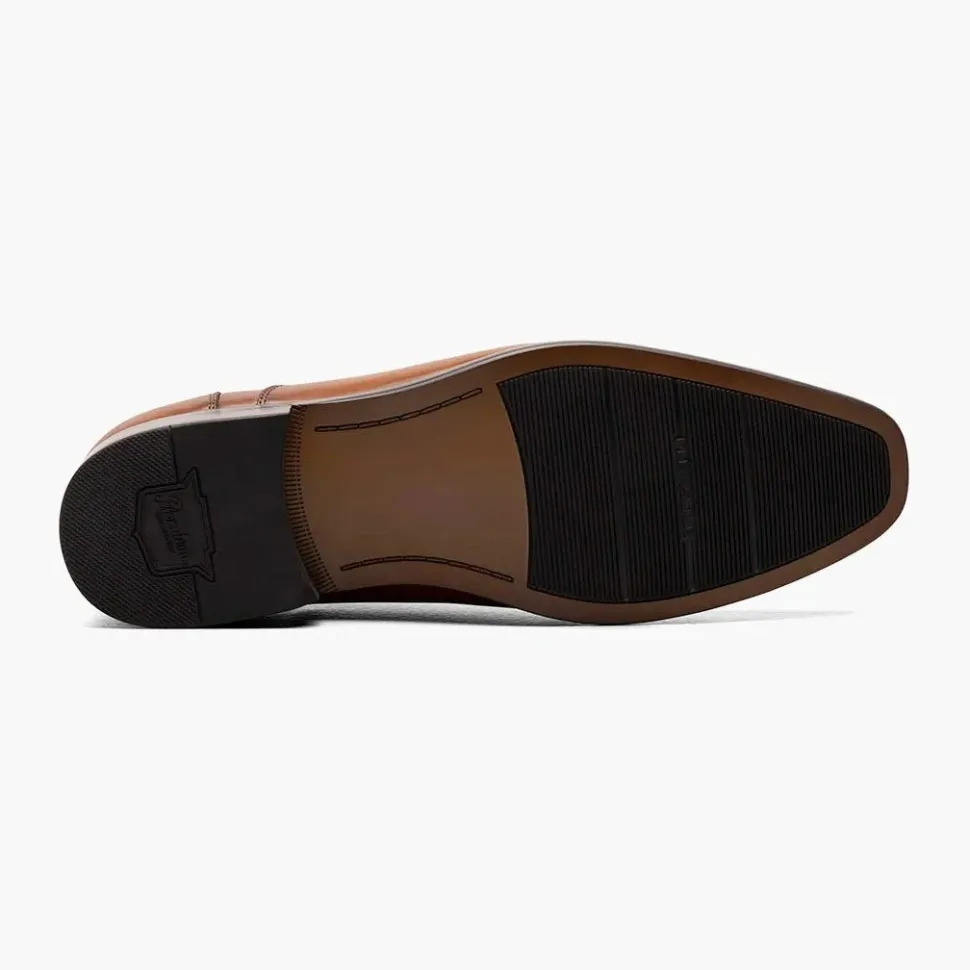 Florsheim Mens Postino Cognac Brown Slip On Loafer Leather Dress Shoes