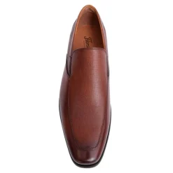 Florsheim Postino Cognac Brown Slip On Leather Dress Shoes
