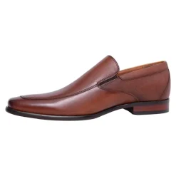 Florsheim Postino Cognac Brown Slip On Leather Dress Shoes
