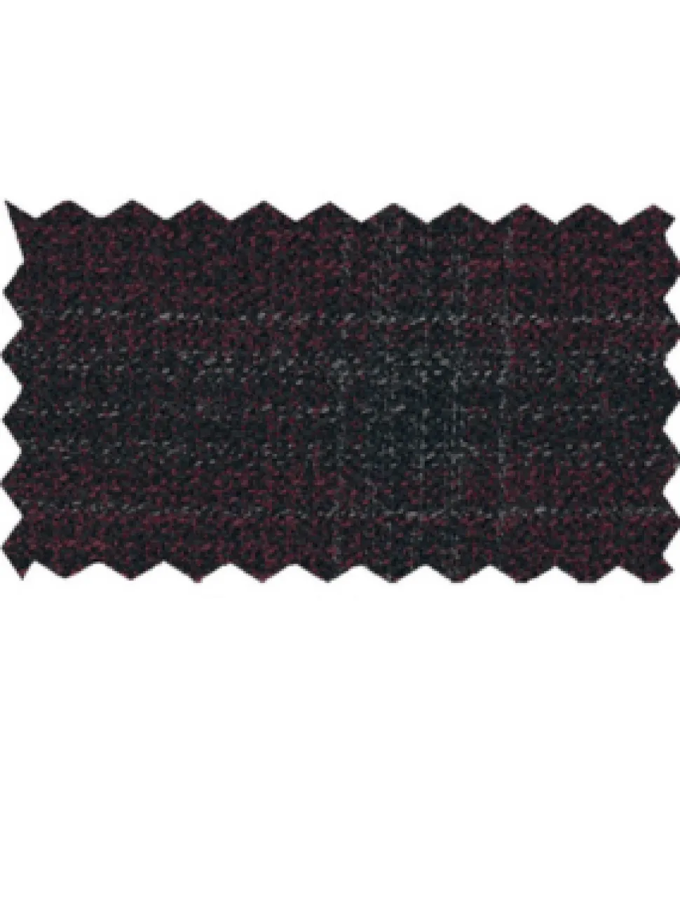 Giorgio Fiorelli Mens burgundy Plaid Classic Fit 2 Piece Suit