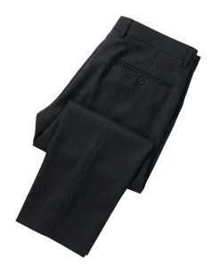 Giorgio Fiorelli Solid Black Slim Fit Peak Lapel 2 Piece Suit