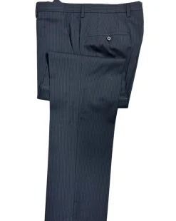 Hugo Boss Black Pinstriped Slim Fit Notch Lapel 2-Button Suit 40L