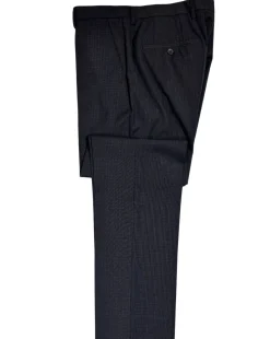 Hugo Boss Charcoal Gray Micro-Check Slim Fit Notch Lapel 2-Button Suit 40L