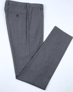 Hugo Boss Gray Micro Check Classic Fit Notch Lapel Wool 2-Button Suit 40R