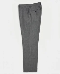 Hugo Boss Gray Plaid Slim Fit Notch Lapel 120’s Wool 2-Button Suit 40L