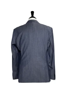 Hugo Boss Gray Textured Classic Fit Notch Lapels Wool 2-Button Suit - 40R