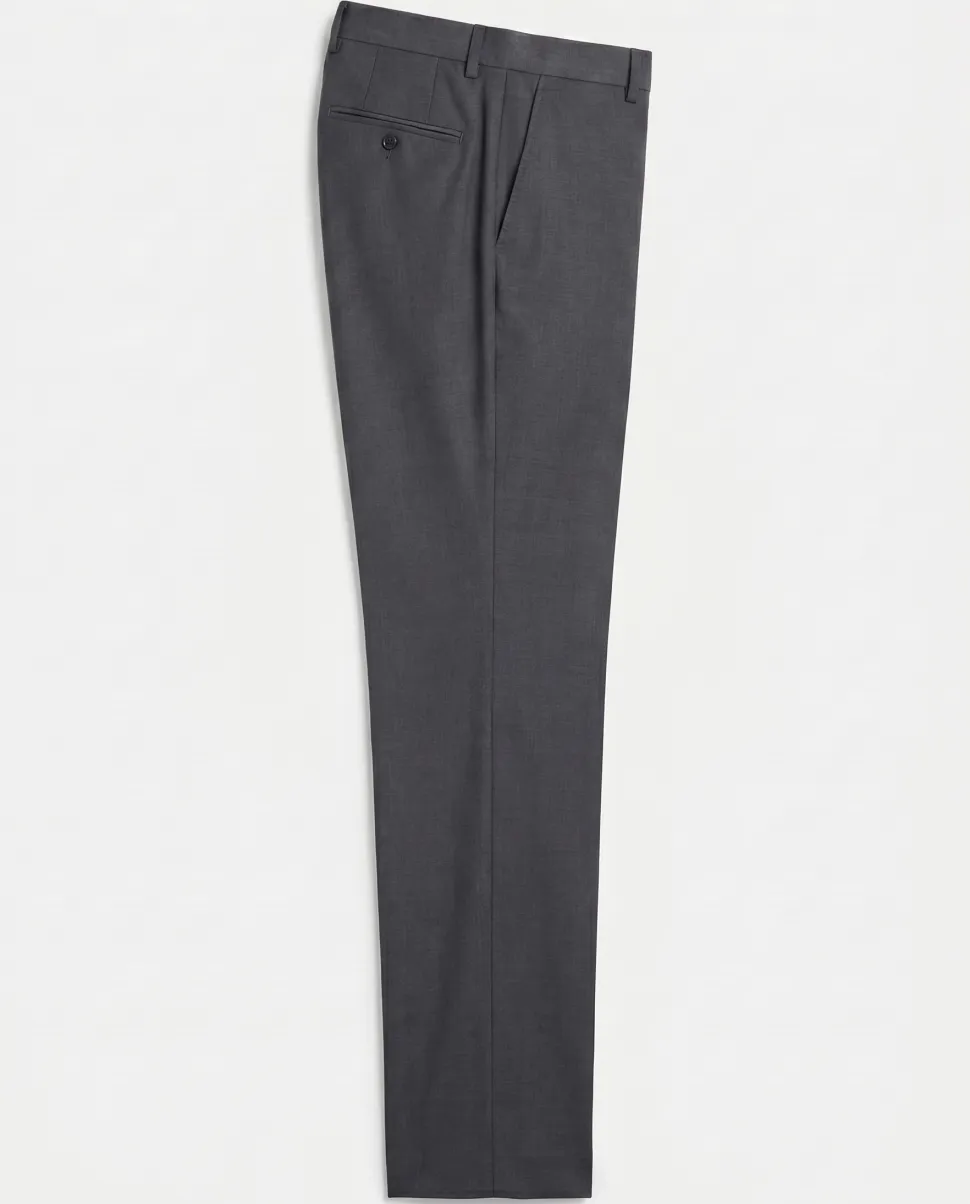Hugo Boss Heather Dark Grey Modern Fit Notch Lapel Wool Stretch 2-Button Suit 38R