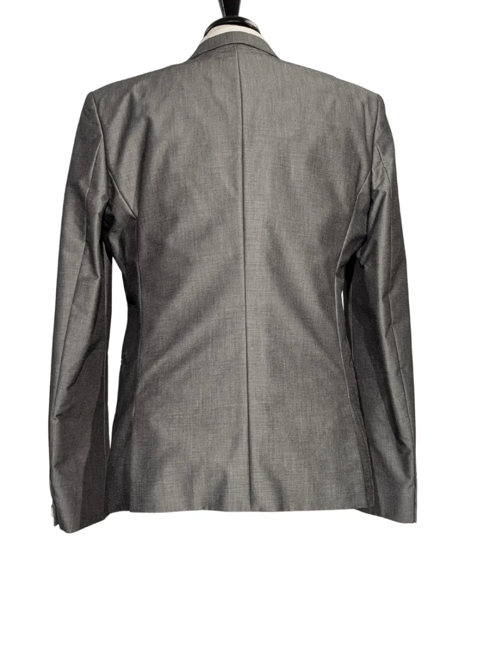 Hugo Boss Light Gray Shawl Lapel Single-Button Cotton Blend Tuxedo 42R