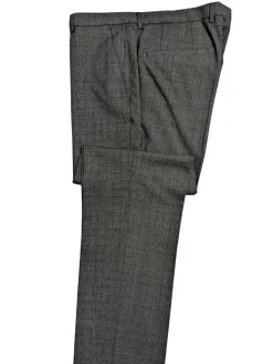 Hugo Boss Marlane Biella Glen Plaid Gray Regular Fit Wool 2-Button Suit - 40R