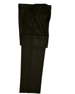 Hugo Boss Mens Black Tonal Pinstriped Notch Lapels Classic Fit 2 Button Super 110s Wool Suit - 38S