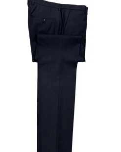 Hugo Boss Textured Charcoal Gray Notch Lapel Classic Fit Wool 2-Button Suit 40L