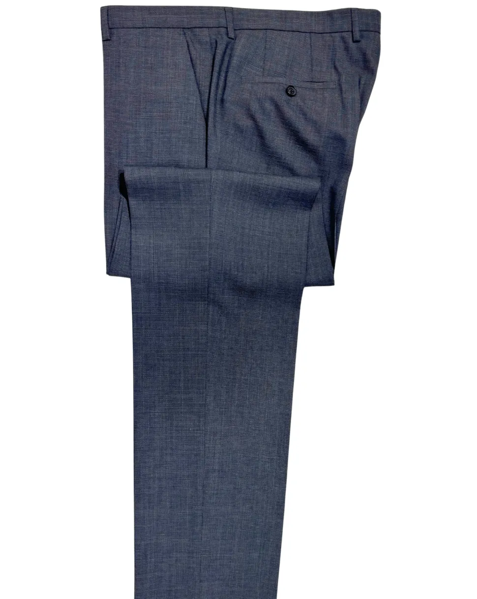 Hugo Boss Textured Gray Slim Fit Notch Lapel 2-Button Suit 44L