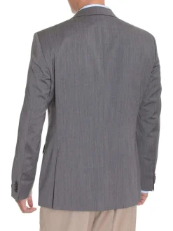 Hugo Boss The Grand_1 Gray Pinstriped Two Button Wool Blazer Sportcoat