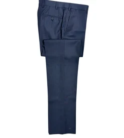 Isaia Mens Blue Windowpane Fully-Canvassed Notch Lapel Classic Fit 2-Button Wool Suit - 40R