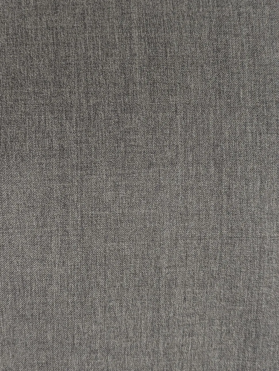 Isaia Solid Gray 100% Wool Suit 44R