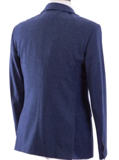 John Varvatos BLEECKER Blue Two Button Stretch Wool Blend Blazer