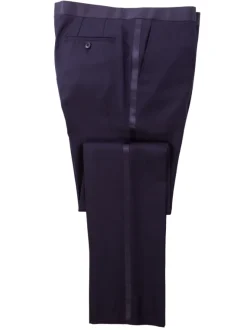 John Varvatos Bleecker Half-Canvassed Mens Navy Tuxedo