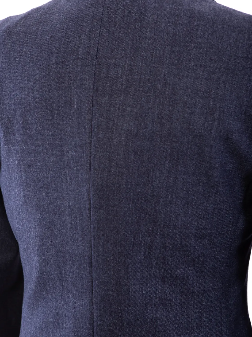 John Varvatos BLEECKER Half-Canvassed Blue Two Button Wool Blend Blazer