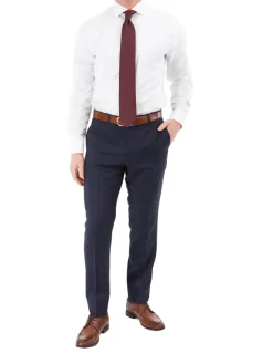 John Varvatos Half-Canvassed Navy Two Button Wool Suit