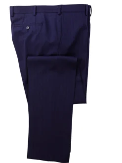 John Varvatos Half-Canvassed Navy Two Button Wool Blend Suit