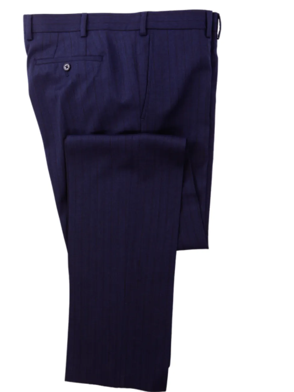 John Varvatos Half-Canvassed Navy Two Button Wool Blend Suit