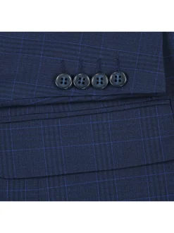 Men's Classic Fit Checked Suits
