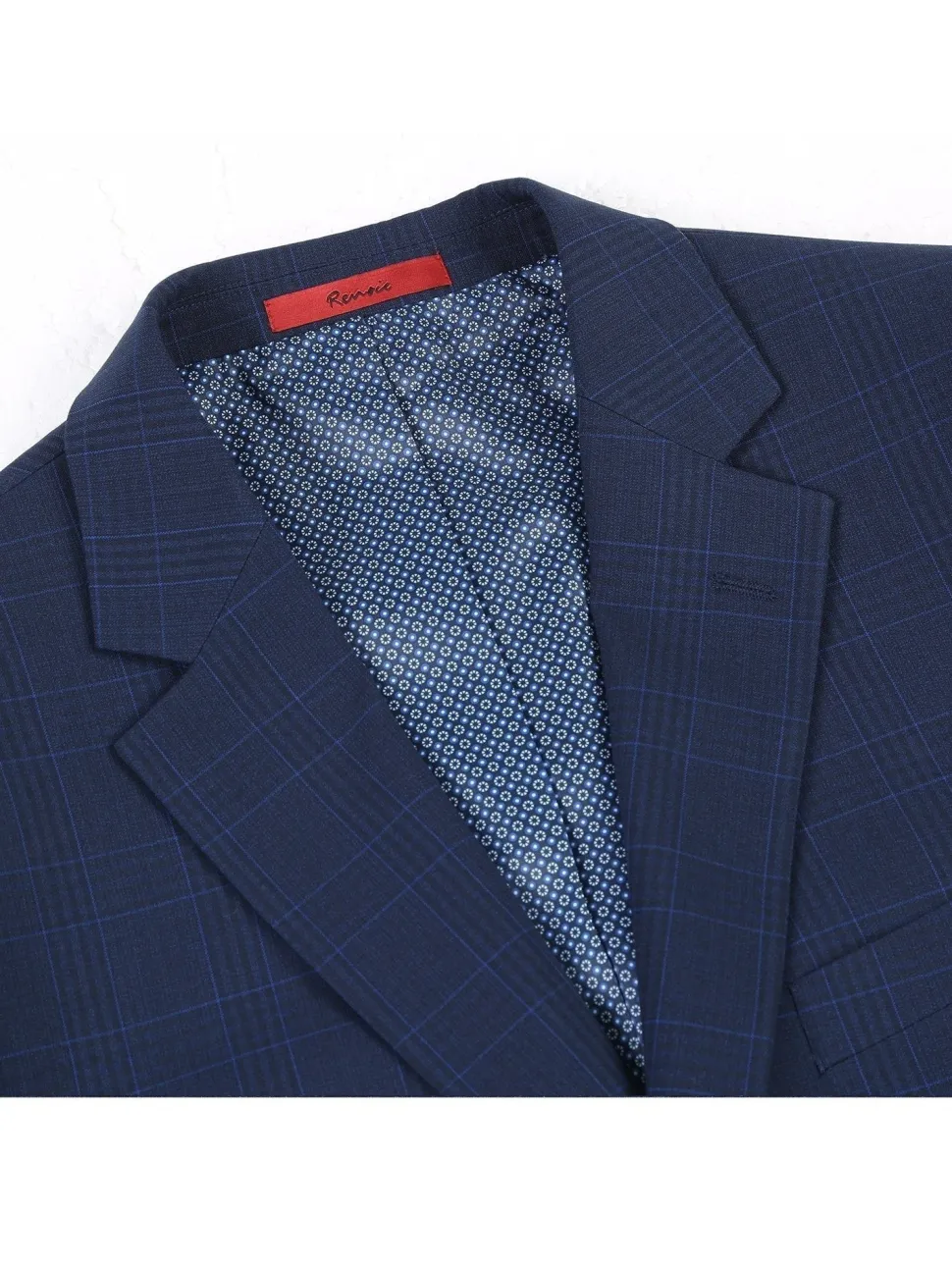 Men's Classic Fit Checked Suits