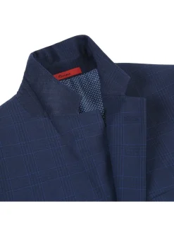 Men's Classic Fit Checked Suits
