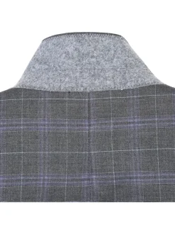 Men's Classic Fit Checked Suits