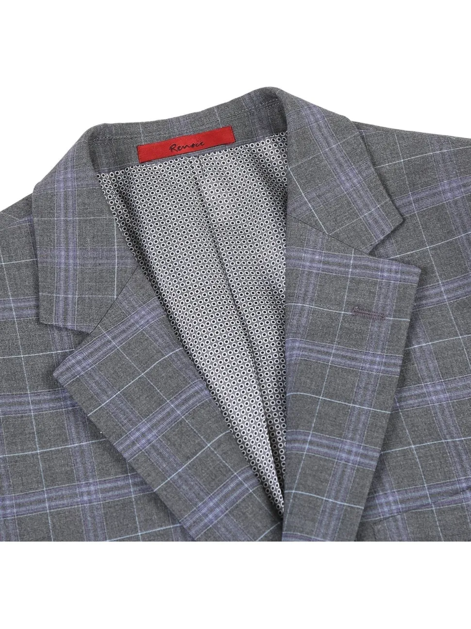 Men's Classic Fit Checked Suits