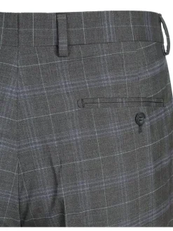 Men's Classic Fit Checked Suits