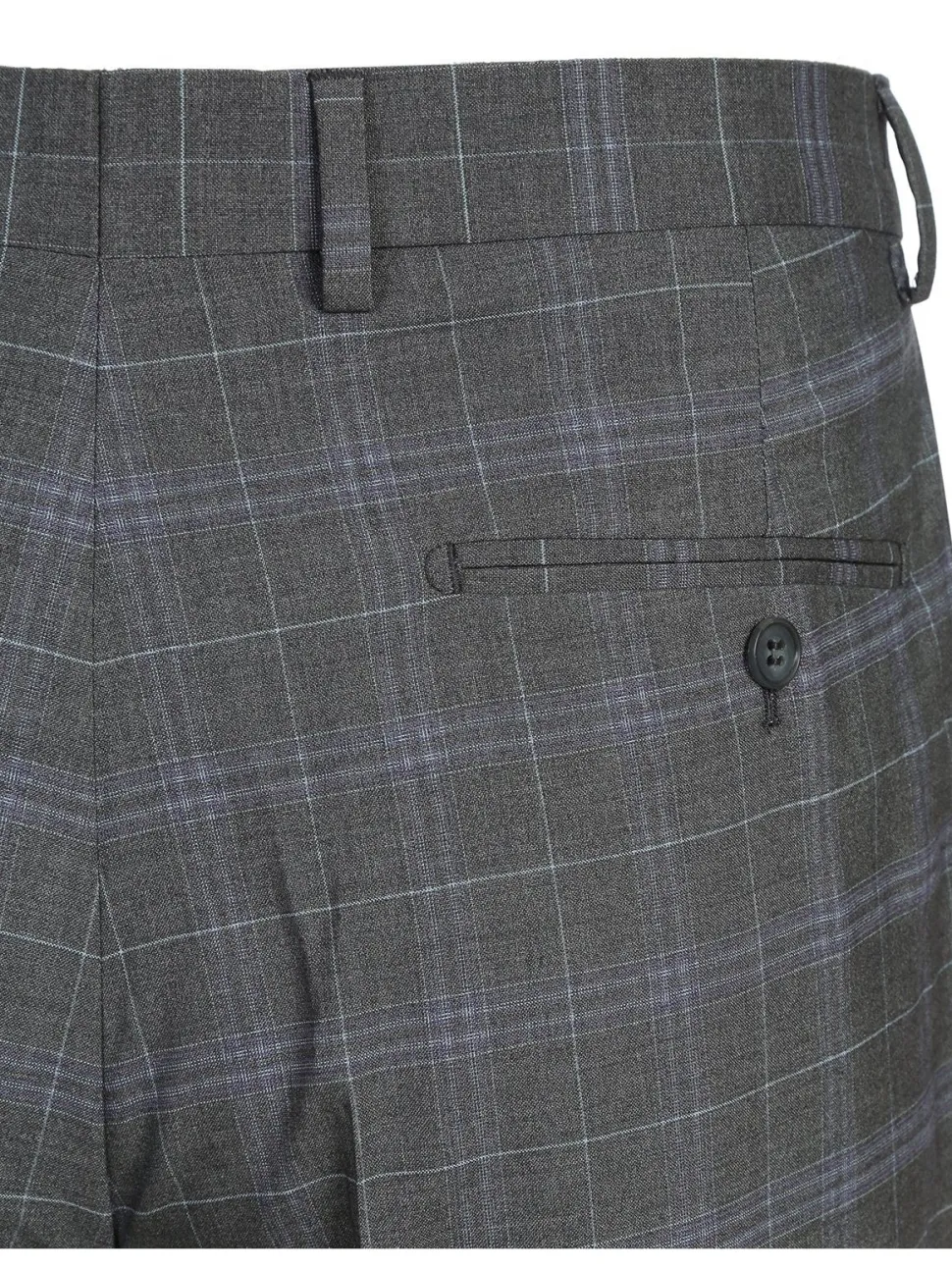 Men's Classic Fit Checked Suits