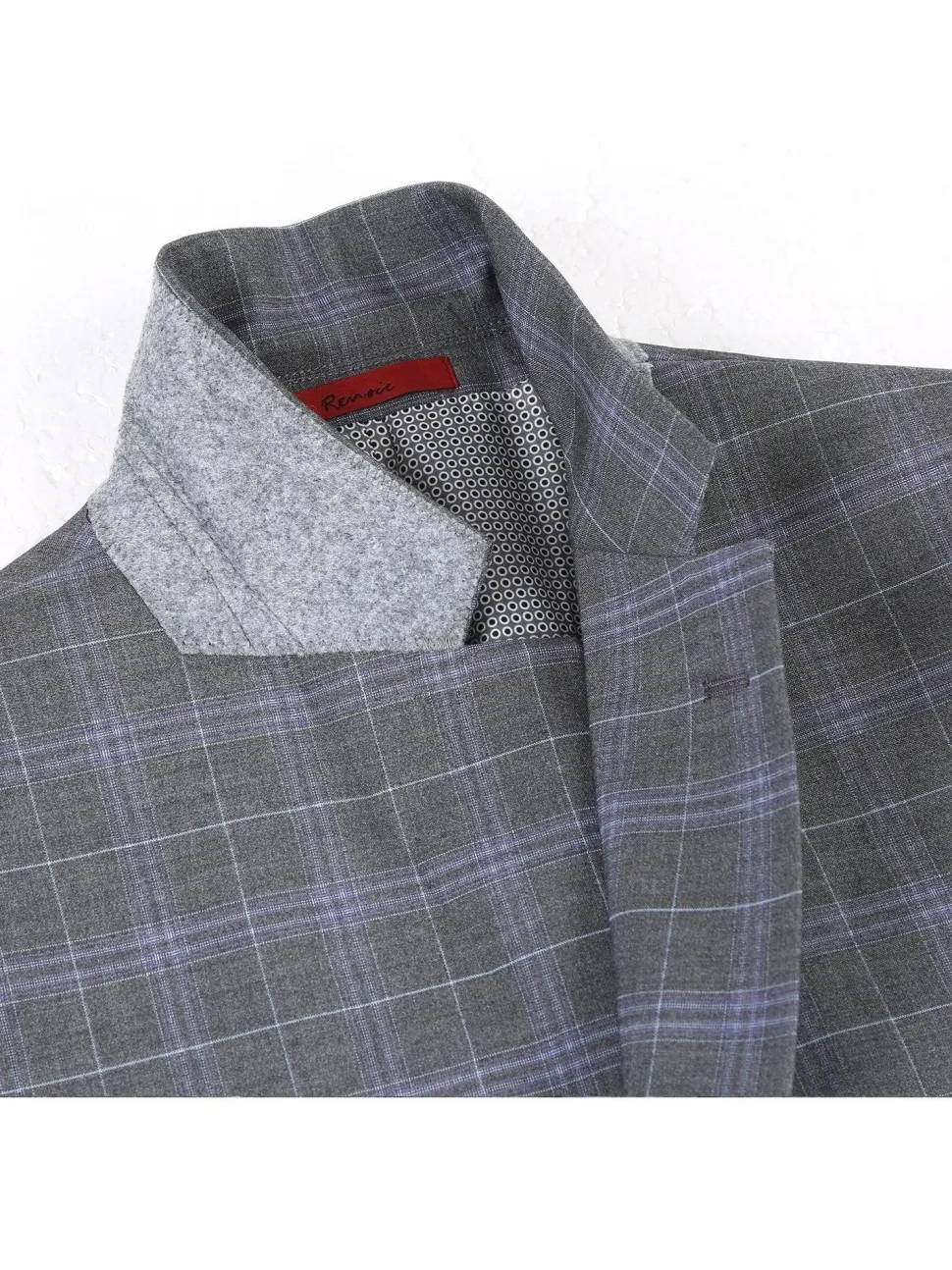 Men's Classic Fit Checked Suits