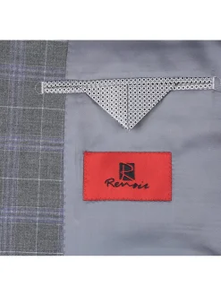 Men's Classic Fit Checked Suits