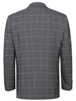 Men's Classic Fit Checked Suits