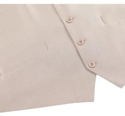 Men's Classic Fit Sharkskin Suit Vest