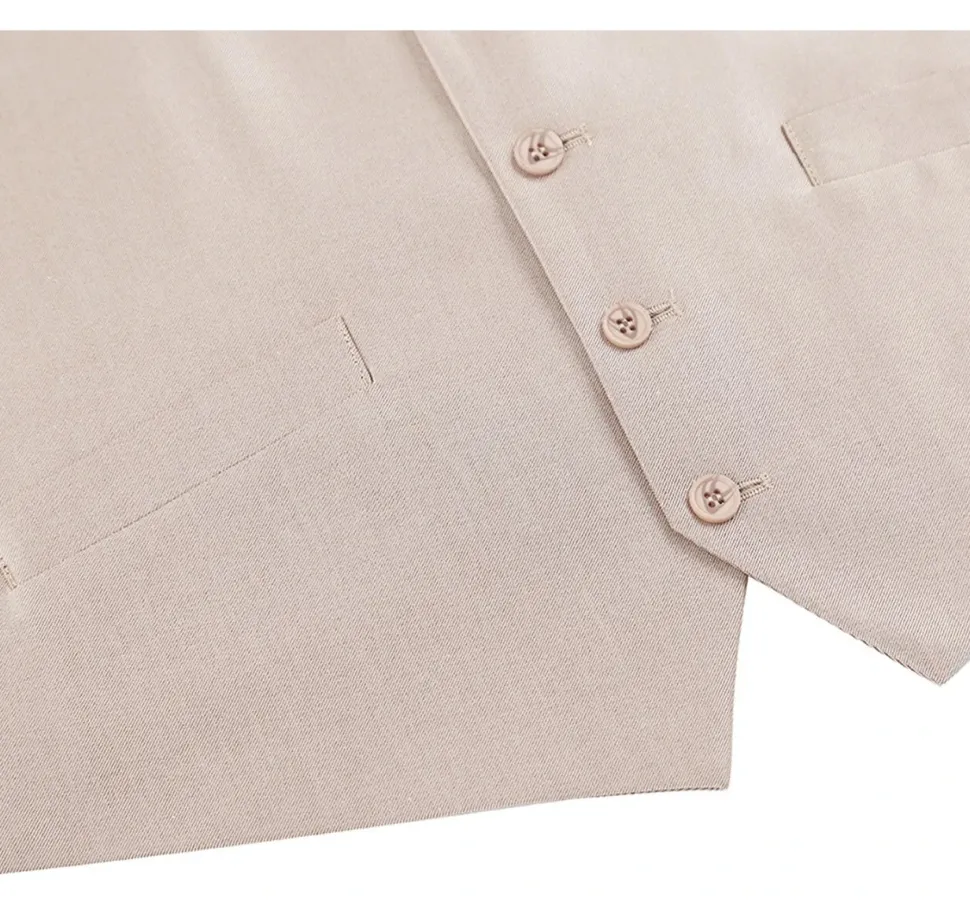 Men's Classic Fit Sharkskin Suit Vest