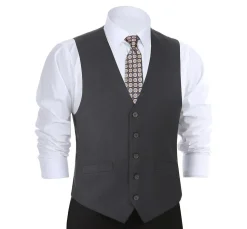 Men's Classic Fit Suit Separate Vest
