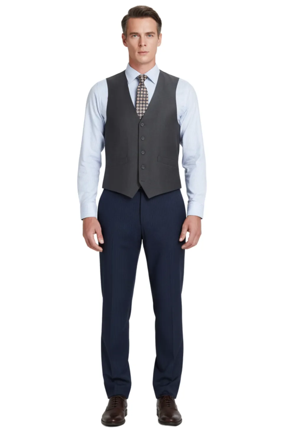 Men's Classic Fit Suit Separate Vest