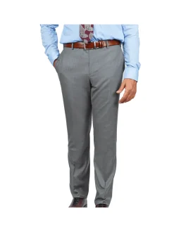 Men's John Varvatos Light Grey 100% Wool Slim Fit Dress Pants