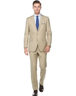 Men's 2-Piece Slim Fit Single Breasted Notch Lapel Suit