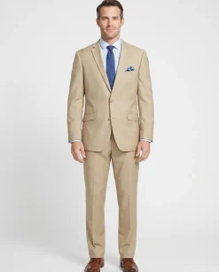 Men's 2-Piece Slim Fit Single Breasted Notch Lapel Suit
