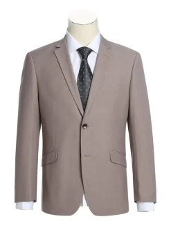 Men's 2-Piece Slim Fit Single Breasted Notch Lapel Suit