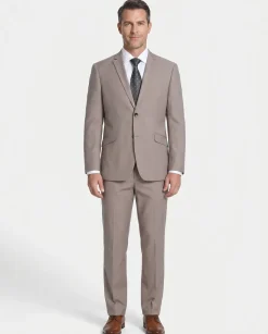 Men's 2-Piece Slim Fit Single Breasted Notch Lapel Suit