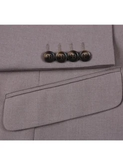 Men's 2-Piece Slim Fit Single Breasted Notch Lapel Suit